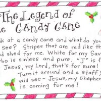 Christmas Candy Cane Story