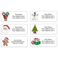 Christmas Card Mailing Labels