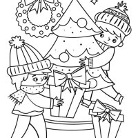Christmas Coloring Pages For Toddlers