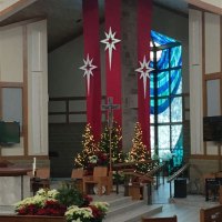 Christmas Decorations In Church