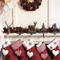 Christmas Stocking Holder Set