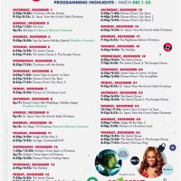 Christmas Television Schedule 2018