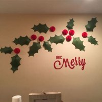 Decorating A Wall For Christmas