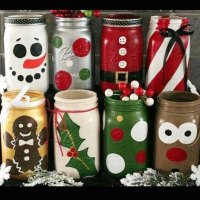 Decorating Jars For Christmas
