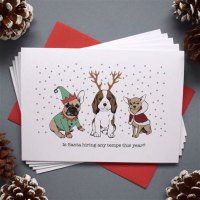 Dog Themed Christmas Cards