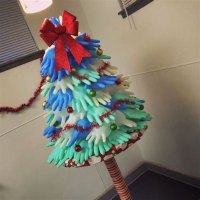 Glove Christmas Tree