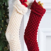 Knit Christmas Stockings For