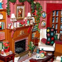 Miniature Christmas Decorations For Dollhouses