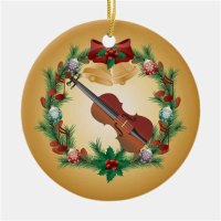 Musical Instruments Christmas Ornaments
