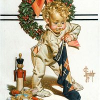 Norman Rockwell Christmas Cards