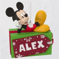 Personalized Mickey Mouse Christmas Ornaments