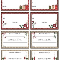 Printable Christmas Gift Certificates