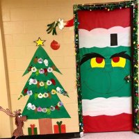School Christmas Door Decorations
