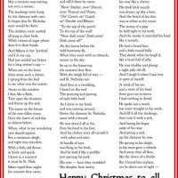 Twas The Night Before Christmas Poem Printable